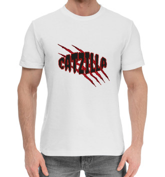 Мужская Хлопковая футболка Catzilla с когтями