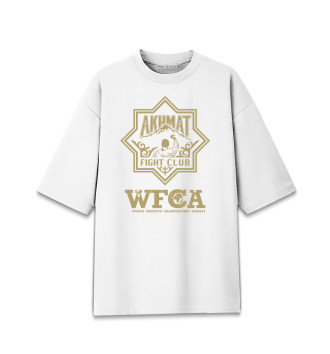 Женская Хлопковая футболка оверсайз WFCA