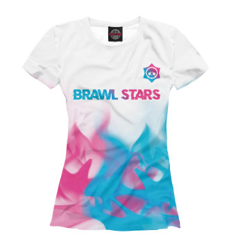Футболка для девочек Brawl Stars Neon Gradient (дым)