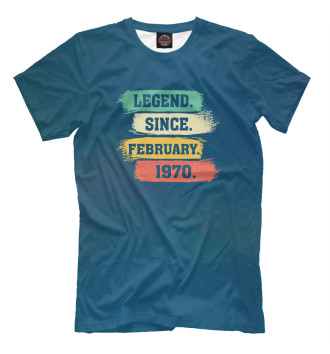 Футболка для мальчиков Legend Since February 1970