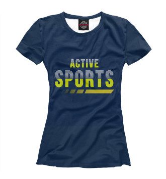 Женская Футболка Active Sports
