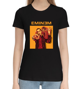 Женская Хлопковая футболка Eminem