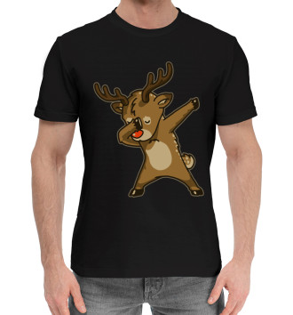 Мужская Хлопковая футболка Deer Dab
