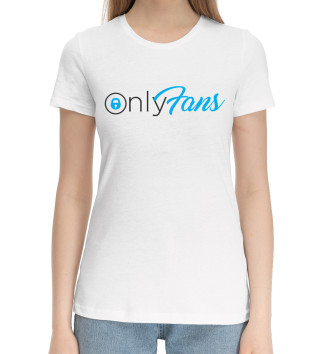 Женская Хлопковая футболка OnlyFans