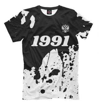 Женская футболка 1991 Герб РФ