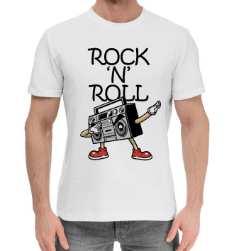 Мужская Хлопковая футболка Rock 'n' roll dab