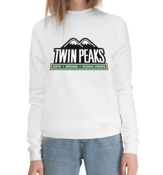 Женский Хлопковый свитшот Twin Peaks