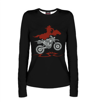 Женский Лонгслив Motocross moto