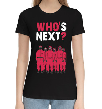 Женская Хлопковая футболка Who's Next?