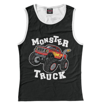 Майка для девочек Monster truck