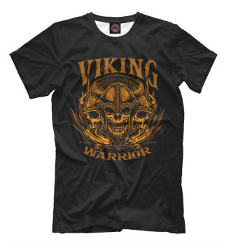 Мужская Футболка Viking warrior