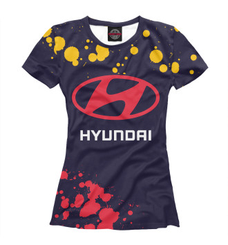 Женская Футболка Hyundai / Хендай