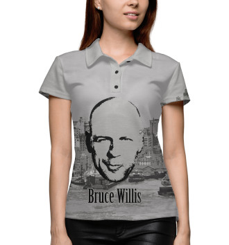 Женское Поло Bruce Willis