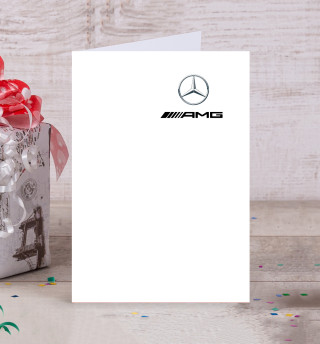 Открытка Mercedes AMG