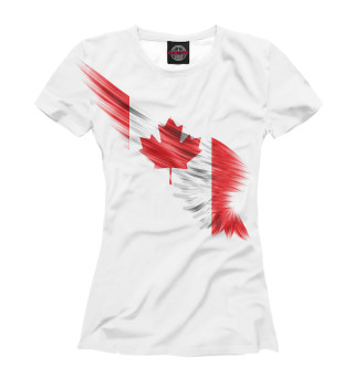 Женская футболка Свободная Канада