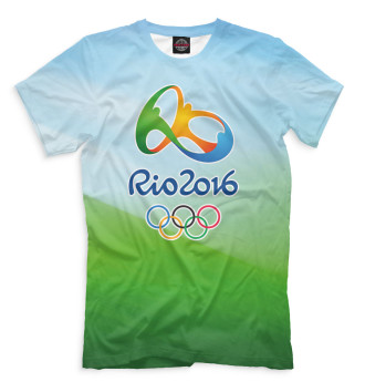 Мужская Футболка Олимпиада Рио-2016