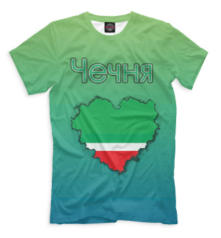 Женская футболка Чечня