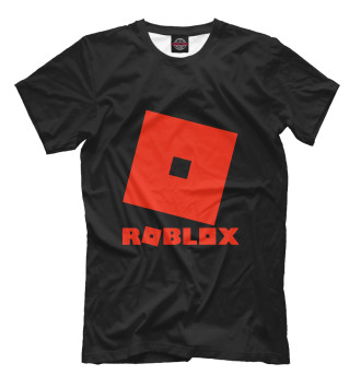 Мужская Футболка Roblox Logo