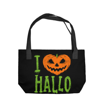 Пляжная сумка I Love Halloween