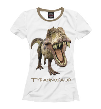 Футболка для девочек Тираннозавр