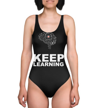 Женский Купальник-боди AI – Keep learning