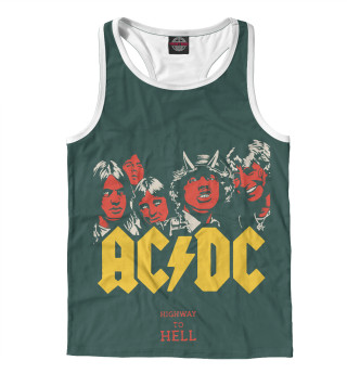 Мужская майка-борцовка AC/DC Highway to Hell