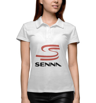 Женское Поло Senna Logo