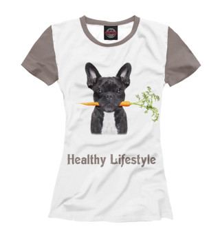 Женская футболка Healthy Lifestyle