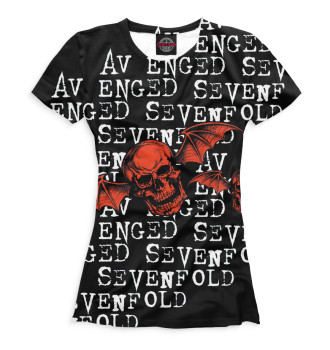 Женская Футболка Avenged Sevenfold