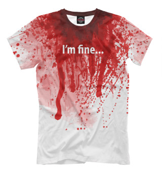 Женская футболка I'm fine