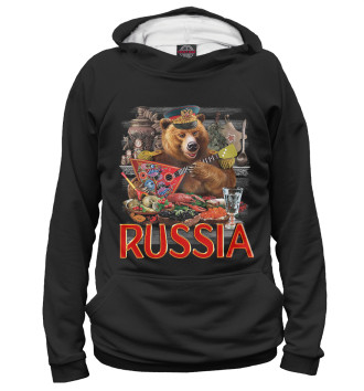 Мужское Худи Русский Медведь