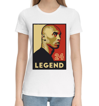 Женская Хлопковая футболка Kobe - Legend