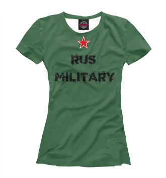 Женская Футболка Rus Militari