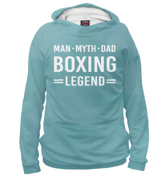 Женское Худи Man Myth Legend Dad Boxing