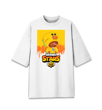 Мужская Хлопковая футболка оверсайз BRAWL STARS SALLY LEON.