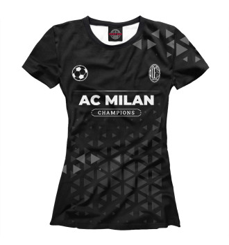 Женская Футболка AC Milan Форма Champions