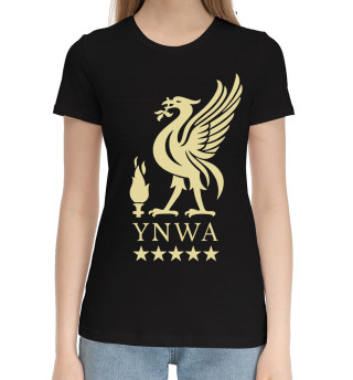 Женская хлопковая футболка Liverpool