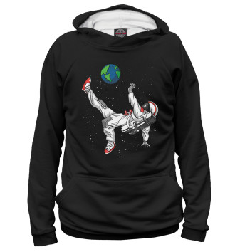 Худи для мальчиков Space Astronaut Soccer