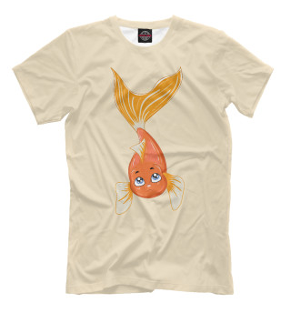 Женская футболка Золотая рыбка