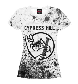 Женская Футболка Cypress Hill + Кот