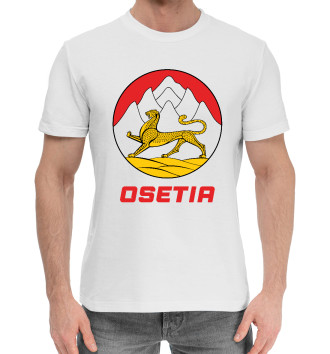 Мужская Хлопковая футболка Северная Осетия Алания
