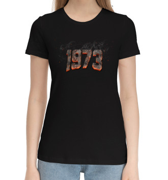 Женская Хлопковая футболка 1973