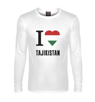 Мужской Лонгслив I love Tajikistan