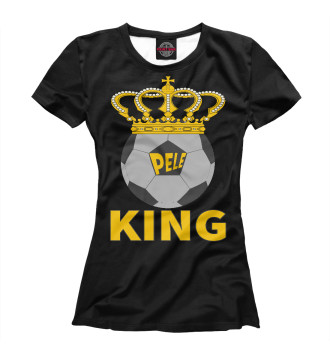 Футболка для девочек Пеле король футбола