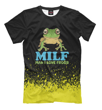 Мужская Футболка MILF Man I Love Frogs