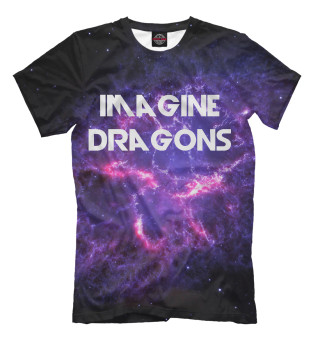 Мужская футболка Imagine Dragons in Stars
