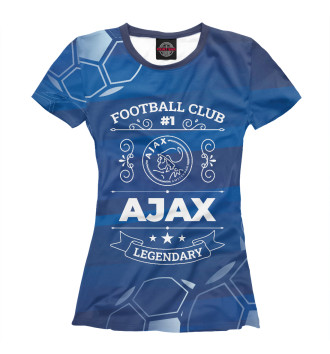 Женская Футболка Ajax FC #1