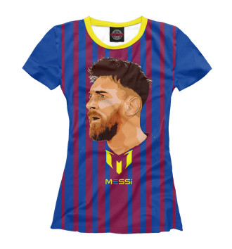 Женская Футболка Messi