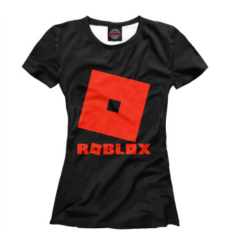 Женская Футболка Roblox Logo