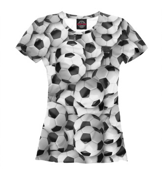 Футболка для девочек Футбольный мяч